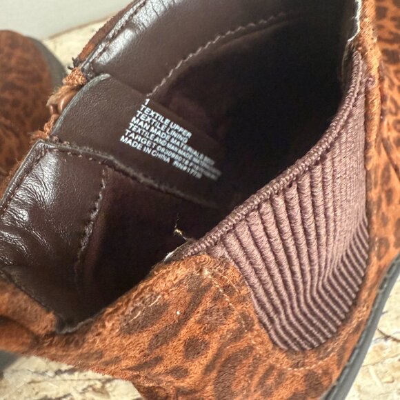 Cat & Jack Boots Leopard Print Youth Kids Size 1 - Picture 7 of 10